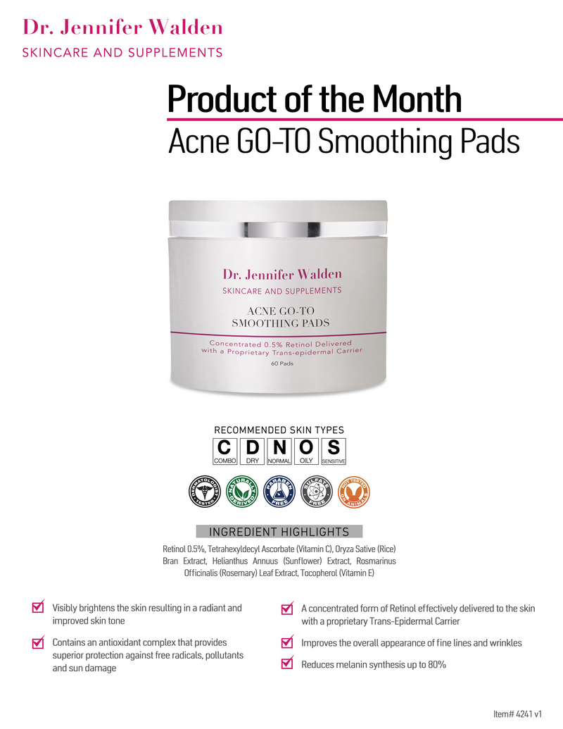 ACNE GO-TO SMOOTHING PADS WITH 0.5% RETINOL