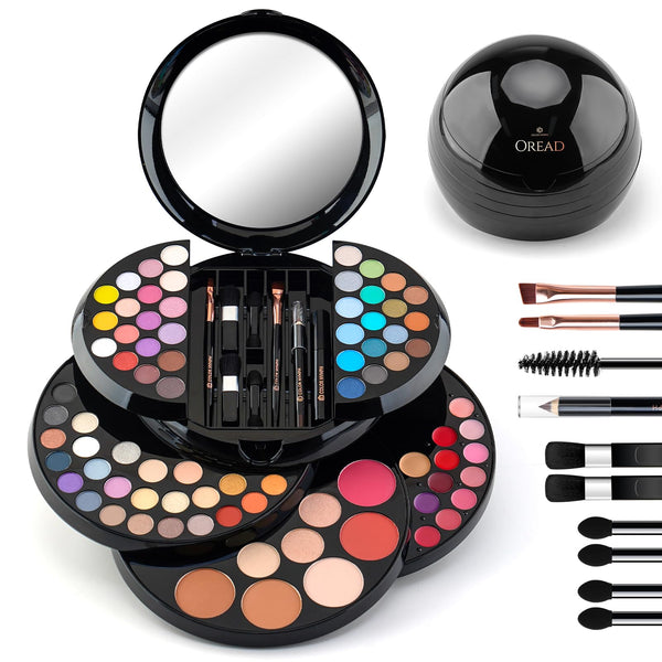 All in One Makeup Kit for Girls with 60-Colors Eyeshadows