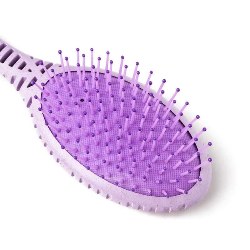"Love Your Scalp" Eco-Friendly Detangling Brush - Purple