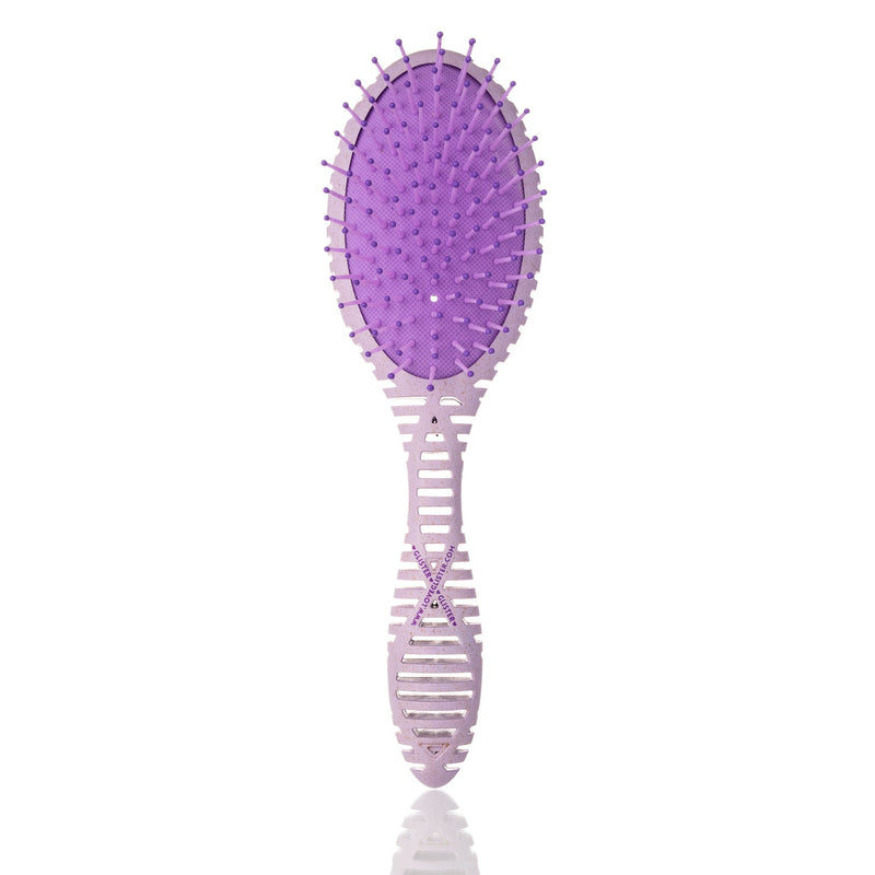 "Love Your Scalp" Eco-Friendly Detangling Brush - Purple