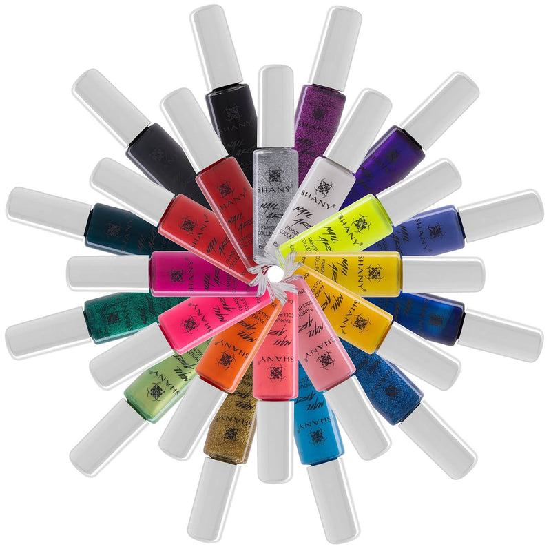 Nail Art Set (24 Famous Colors Nail Art Polish, Nail Art Decoration)